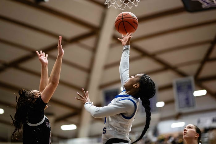 Jefferson Willamette 6A Oregon girls basketball quarterfinal 2024 Naji Saker-70